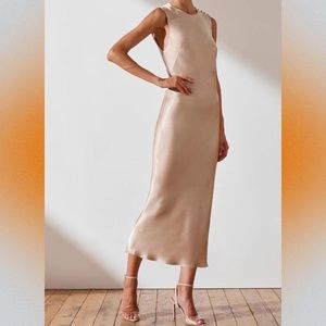 Shona Joy La Lune Bias Sleeveless MIDI